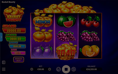 Basket Bounty screen