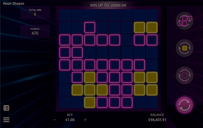 Neon Shapes screen