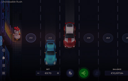 Uncrossable Rush screen